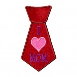 Tie Heart Mom Applique 6_5 Inch