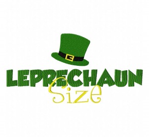 Leprechaun Size 6X10 Hoop