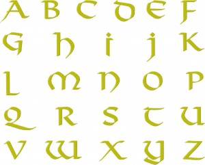 Viking Font Together