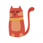 Kitty Eyes Closed Stitched 5_5 Inch