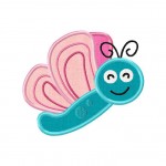 Little Bug Butterfly Applique 5_5 Inch