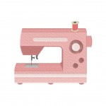 Modern Sewing Machine Stitched 5_5 Inch