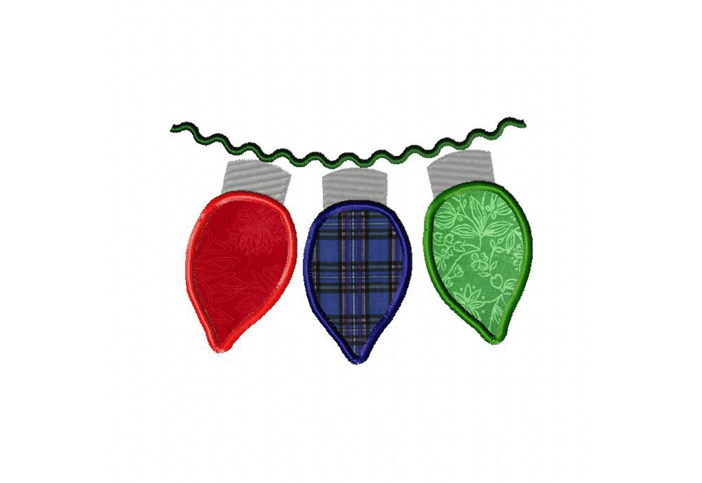 ... christmas holiday tags christmas lights machine embroidery designs