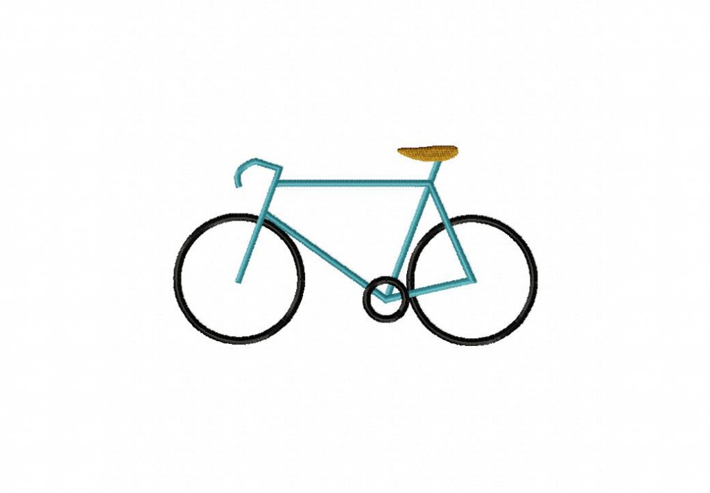 Ten Speed Bike Machine Embroidery Design Daily Embroidery