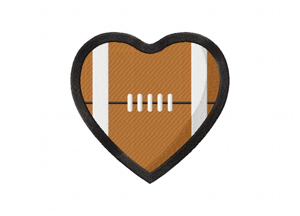 football heart clipart - photo #33