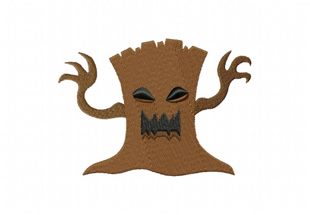 Creepy tree machine embroidery design  daily embroidery Creepy tree machine embroidery design  daily embroidery