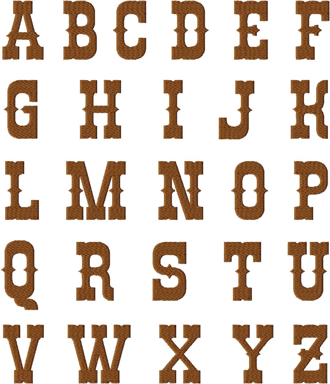 Free Printable Western Fonts - Free Templates Printable