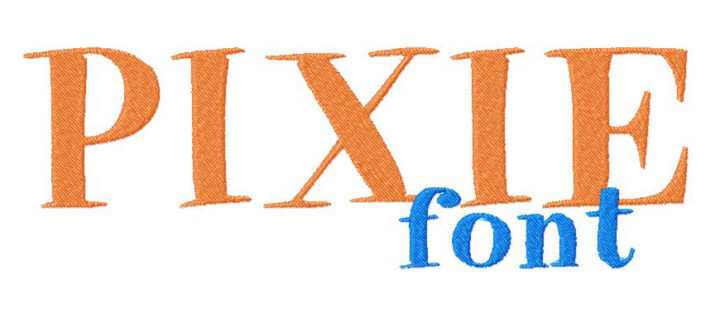 Pixie Machine Embroidery Font Set for Gold Members Only – Daily Embroidery