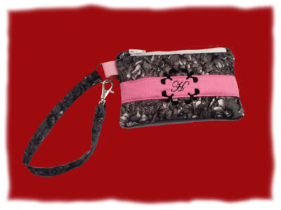 EASY In The Hoop Top Zip Full Alphabet Monogram Wristlet with Tutorial