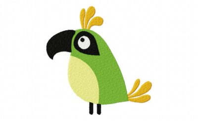 Fun Time Bird Machine Embroidery Design