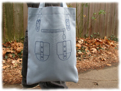Linework Handbag Machine Embroidery Design