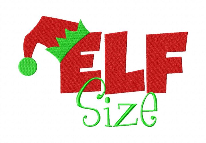 Elf Size Machine Embroidery Design