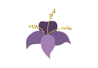 Sprouting Iris Machine Embroidery Design