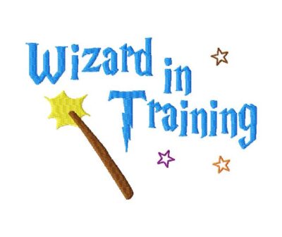 Wizard in Training Machine Embroidery Design