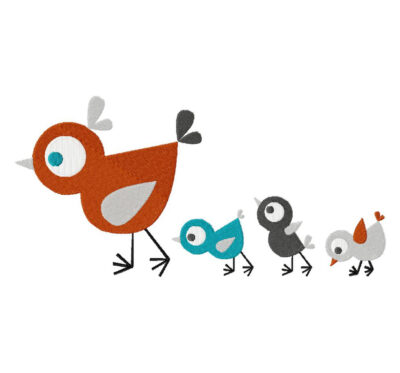 Follow the Leader Machine Embroidery Design