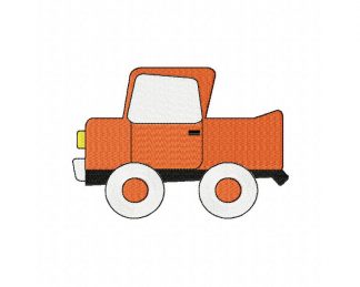 Retro Truck Machine Embroidery Design  Daily Embroidery