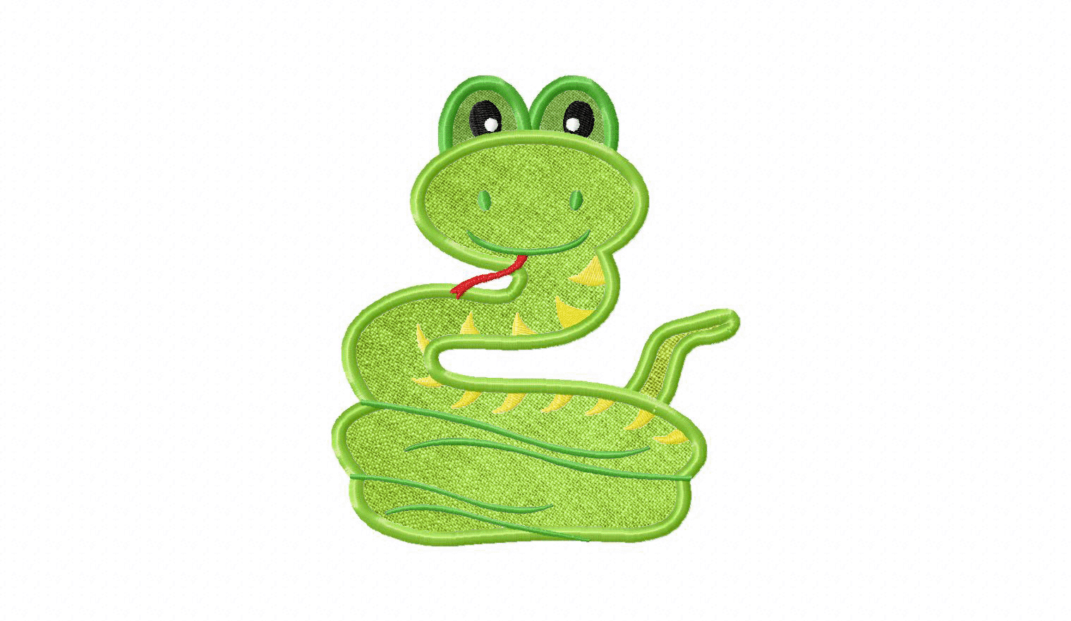 Green Snake Applique