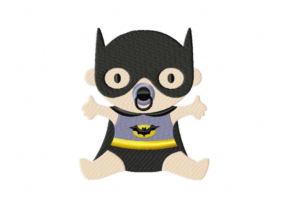 Batman Baby Machine Embroidery Design – Daily Embroidery