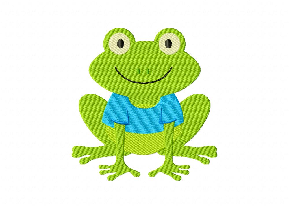 Download Bed T-shirt Frog Machine Embroidery Design - Daily Embroidery