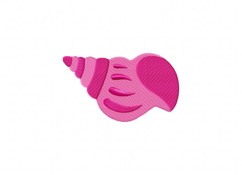 Seashell Bright Includes Both Applique and Stitched