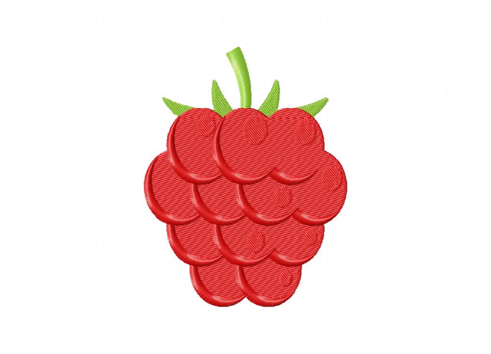 Raspberry Machine Embroidery Design