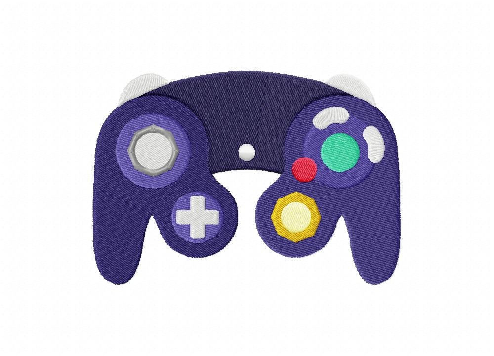 Gamecube Controller Machine Embroidery Design