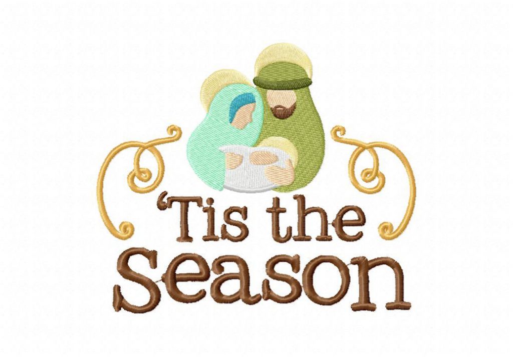 Tis the Season Machine Embroidery Design Daily Embroidery