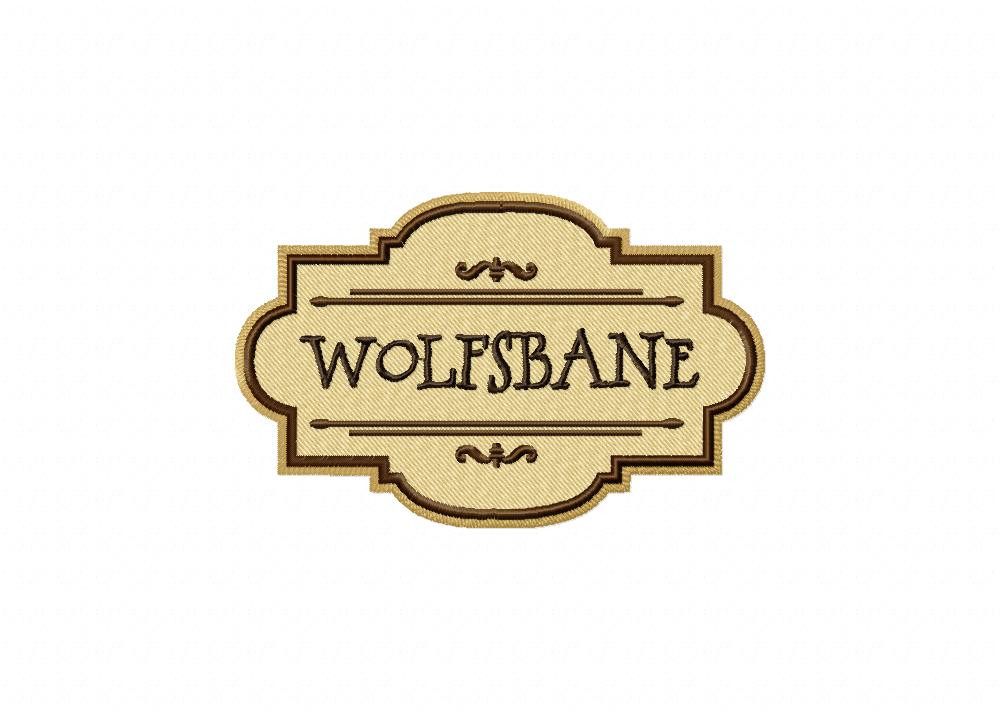 Wolfsbane Machine Embroidery Design