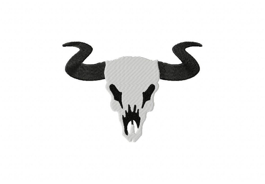 Animal Skull 4 Machine Embroidery Design