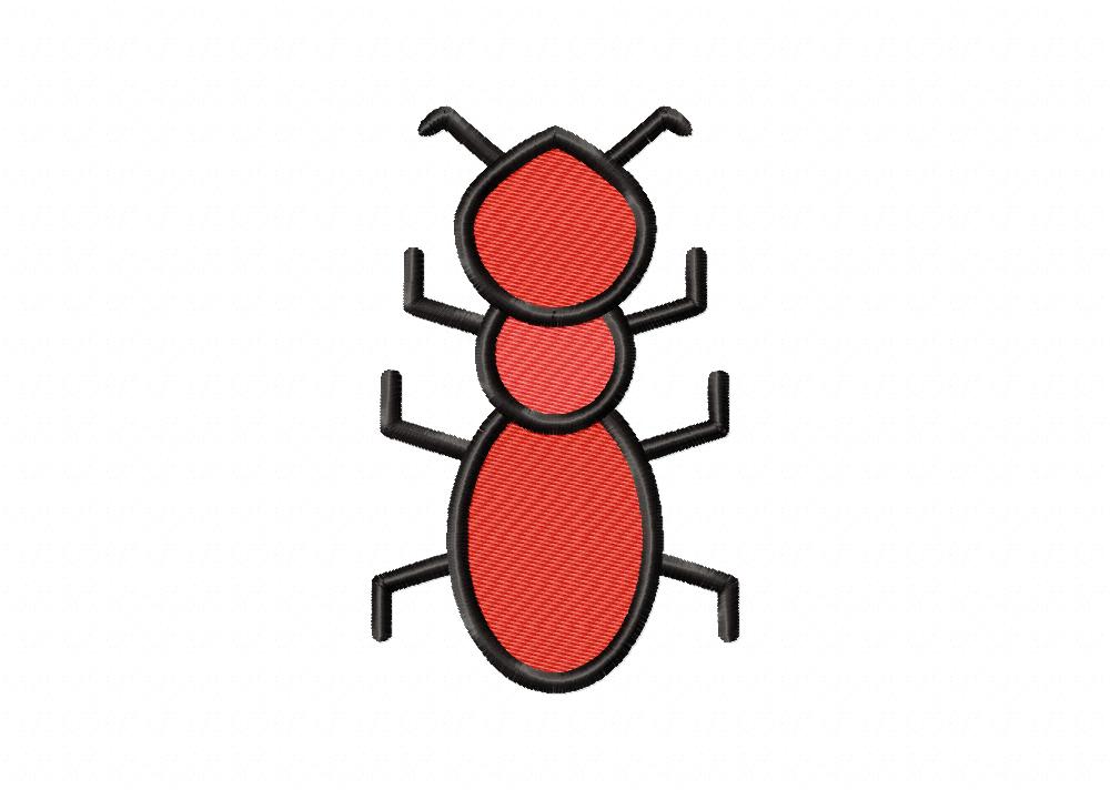 Red Ant Machine Embroidery Design