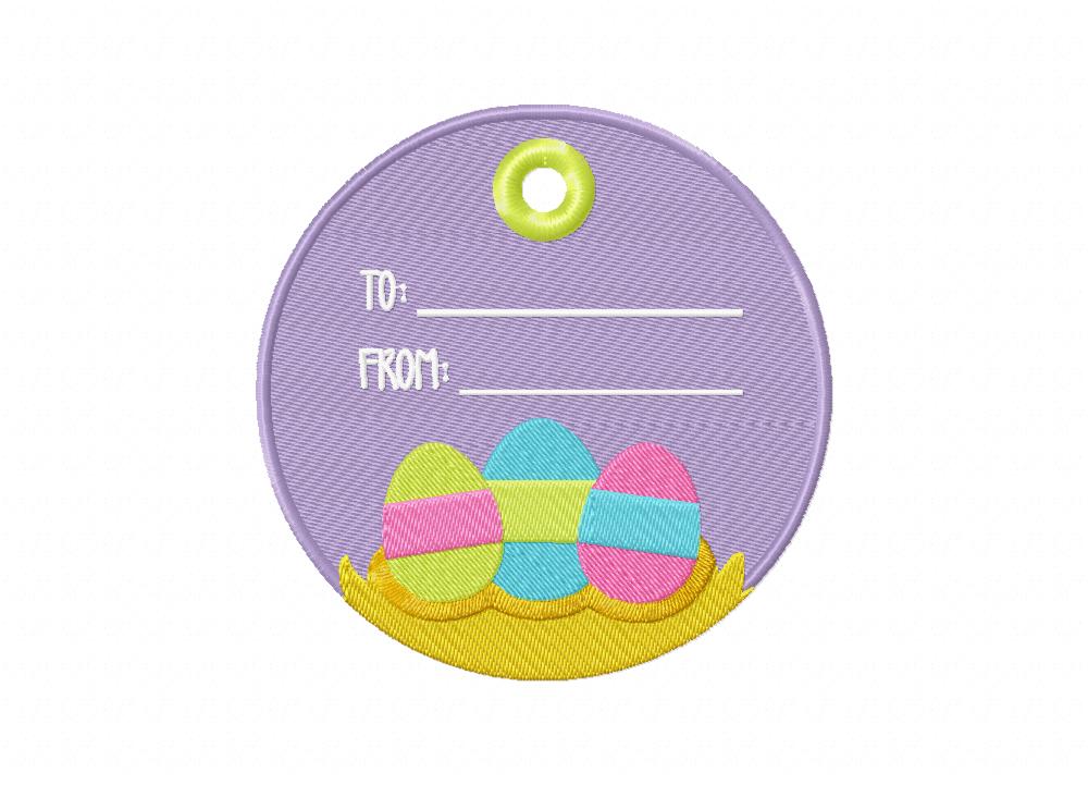 Gift Tag 1 Machine Embroidery Design Daily Embroidery
