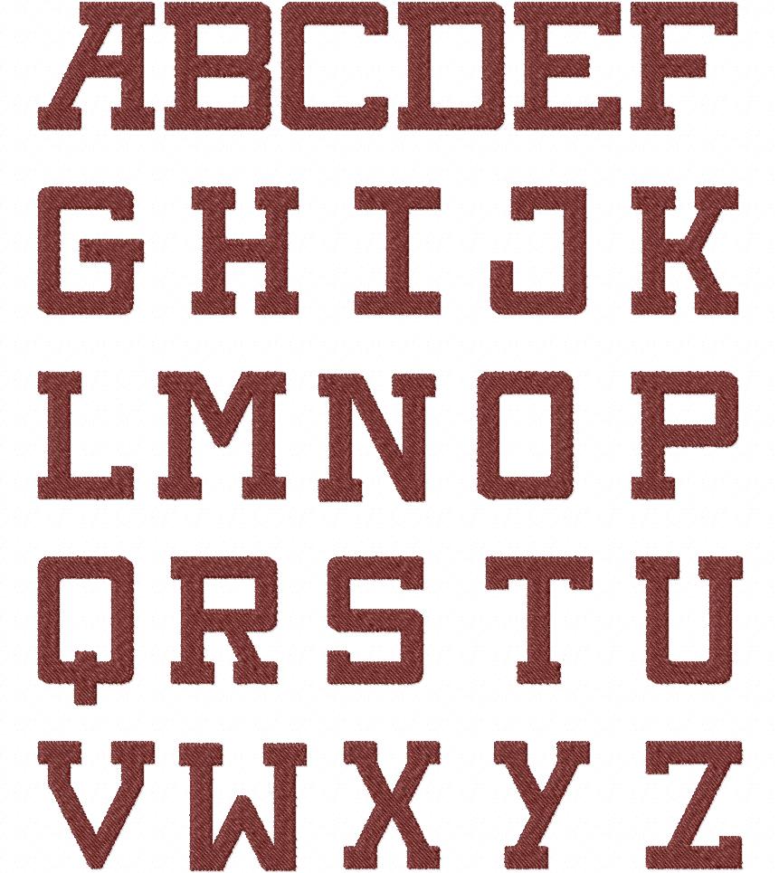 Kingsbury Machine Embroidery Font Set - Image 3