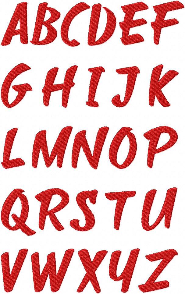 Sharky spot Embroidery Font Set - Image 3