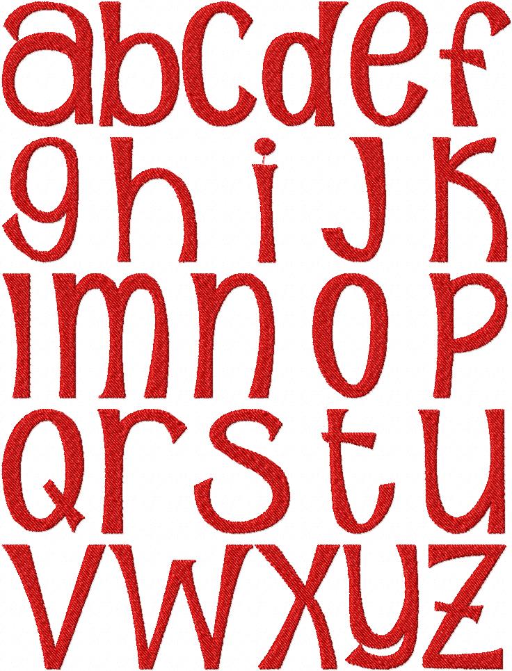 Sunshine Poppy Embroidery Font Set - Image 3