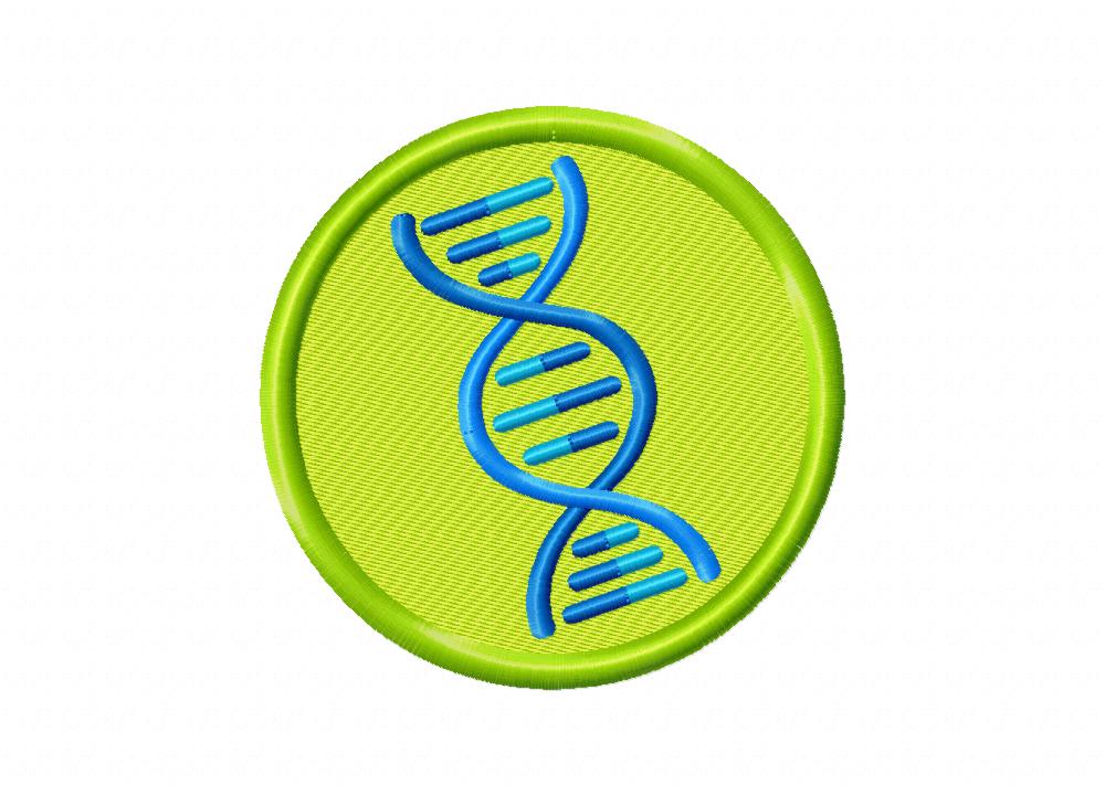 DNA Machine Embroidery Design