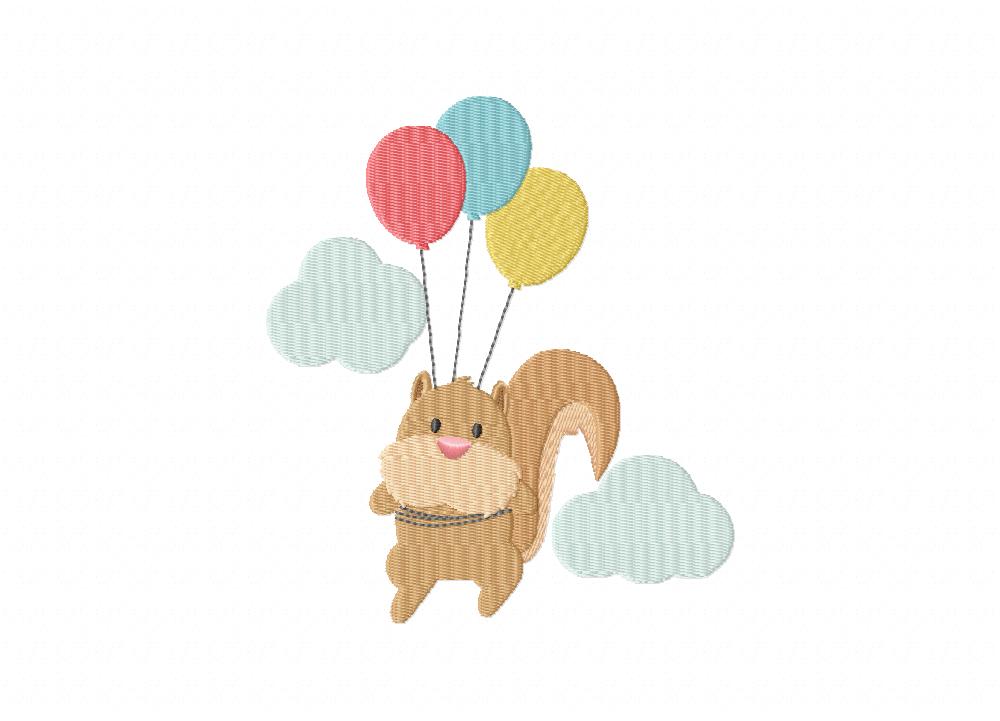Squirrel Machine Embroidery Design
