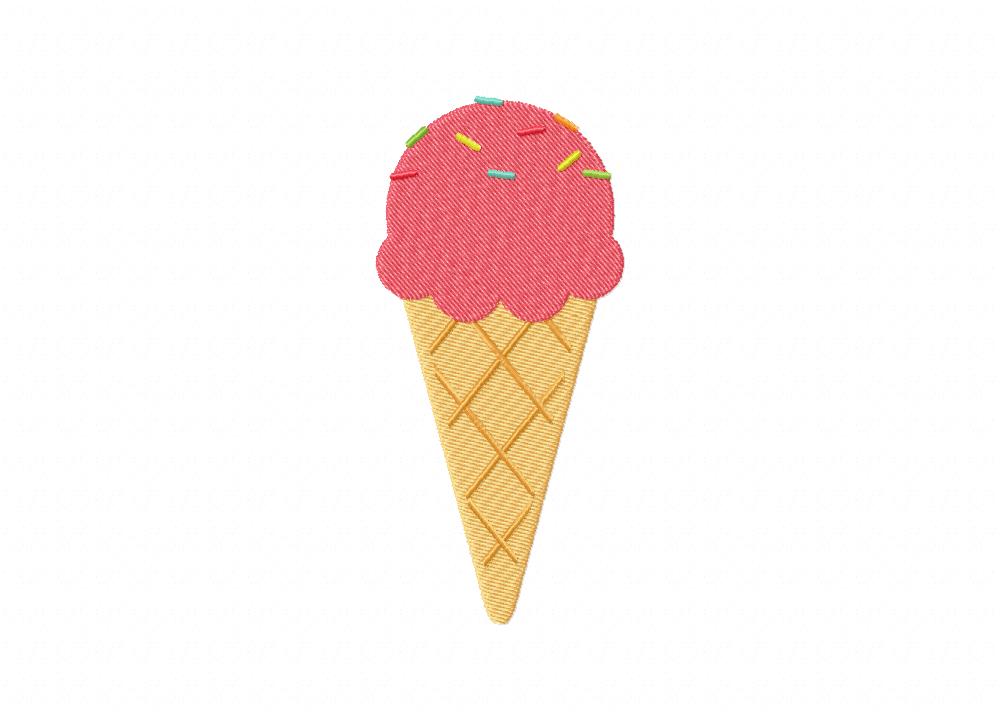 Strawberry Sprinkles Machine Embroidery Design