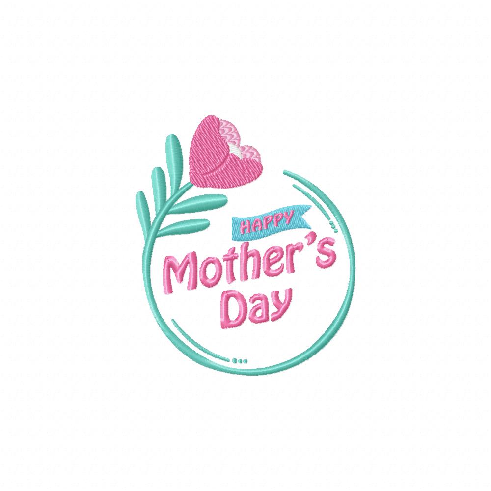 Download Happy Mothers Day Machine Embroidery Design - Daily Embroidery