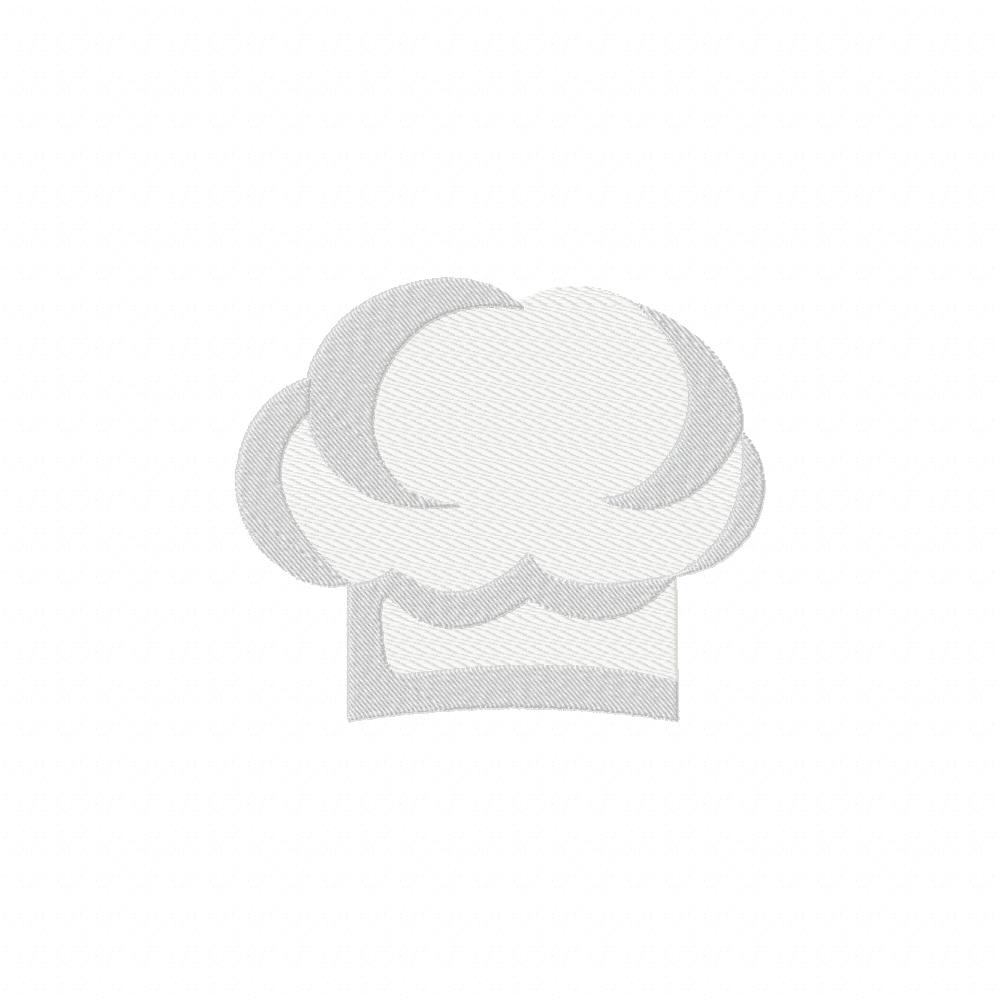 Toque Chef Hat Machine Embroidery Design