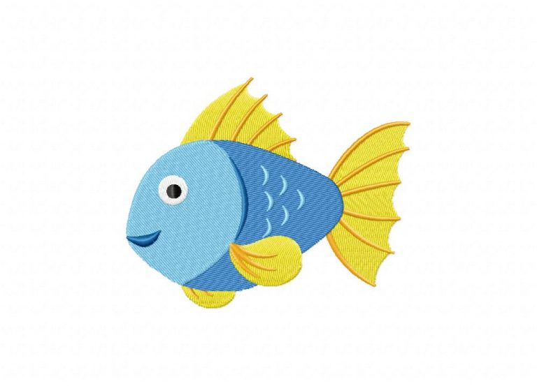 Cute fish embroidery design daily embroidery Cute fish embroidery design daily embroidery