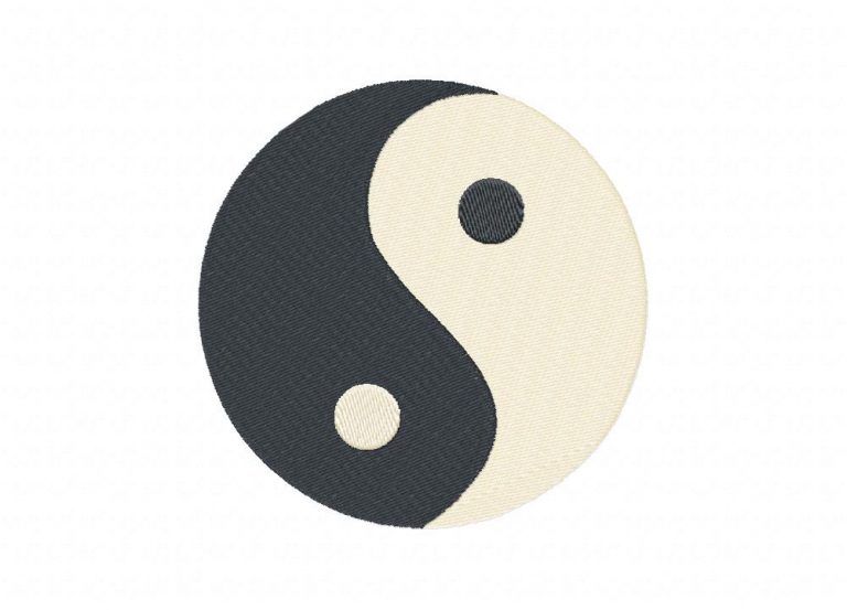Yin Yang Embroidery Design Daily Embroidery