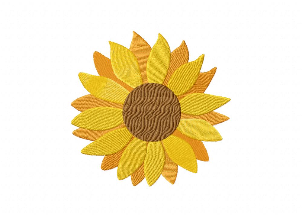 Craft Supplies & Tools Sewing & Fiber 3 Sizes Sunflower Machine ...