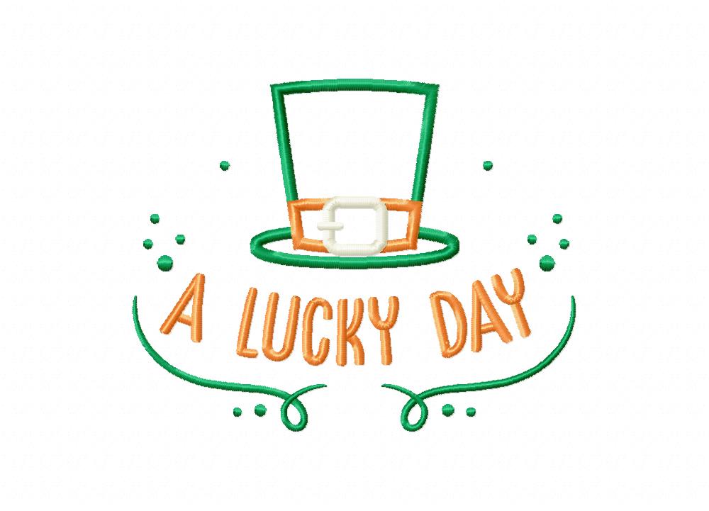 A Lucky Day Embroidery Design - Image 3