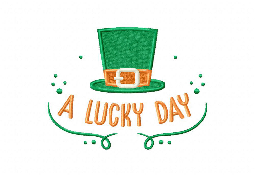 A Lucky Day Embroidery Design - Image 2