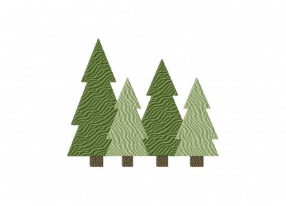 Forest embroidery design  daily embroidery