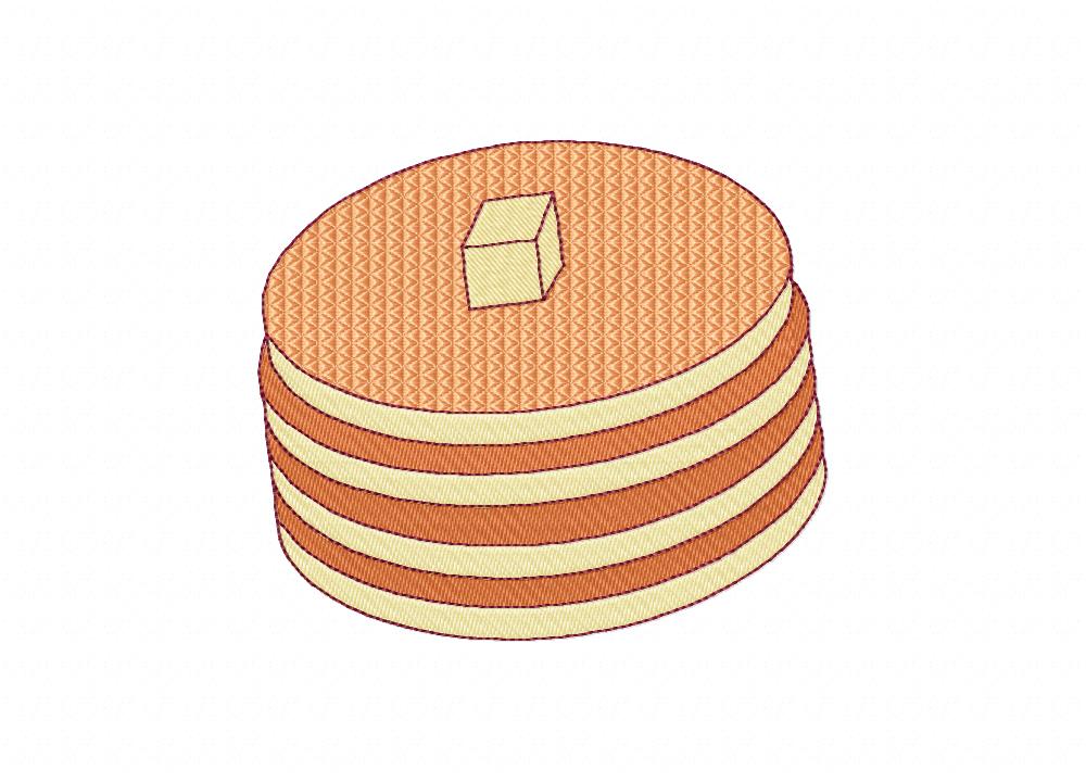 Pancake Embroidery Design Daily Embroidery
