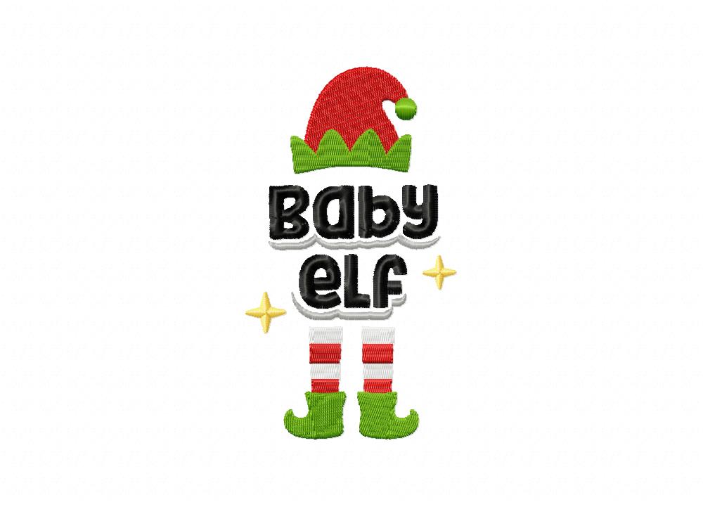 Baby Elf Embroidery Design