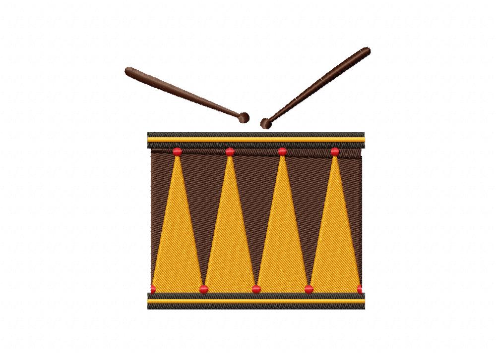 Drum embroidery design  daily embroidery Drum embroidery design  daily embroidery