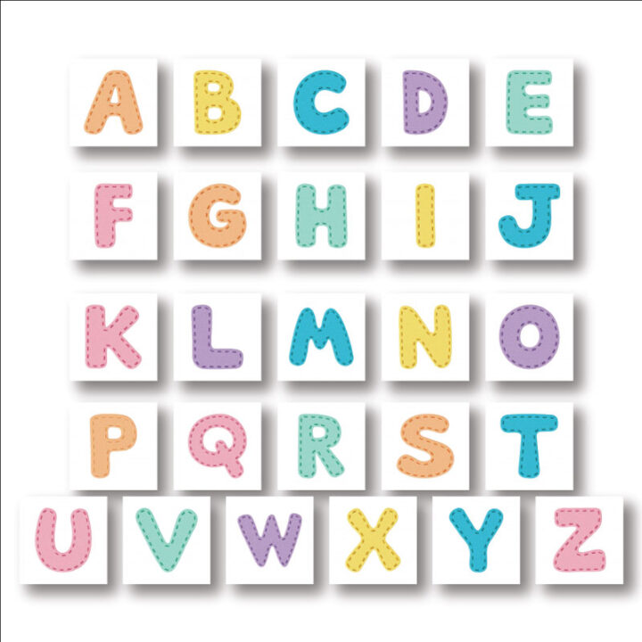 Baby Stitched Alphabet Embroidery Design Daily Embroidery