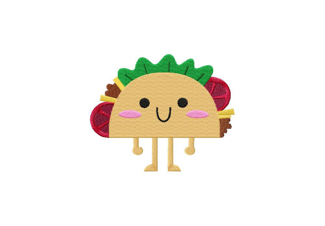 Taco Fella Embroidery Design